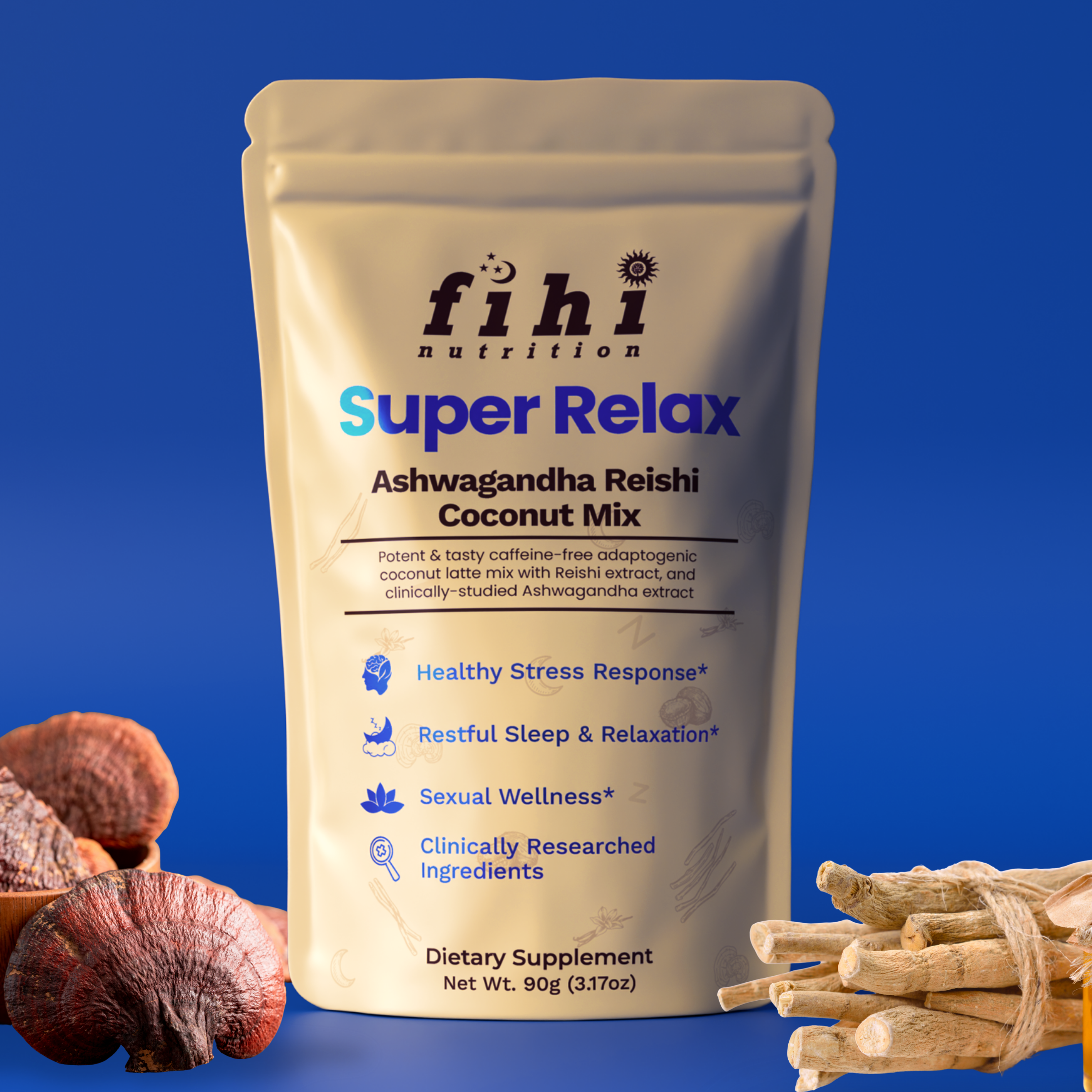 Super Relax - Ashwagandha Reishi Coconut Latte