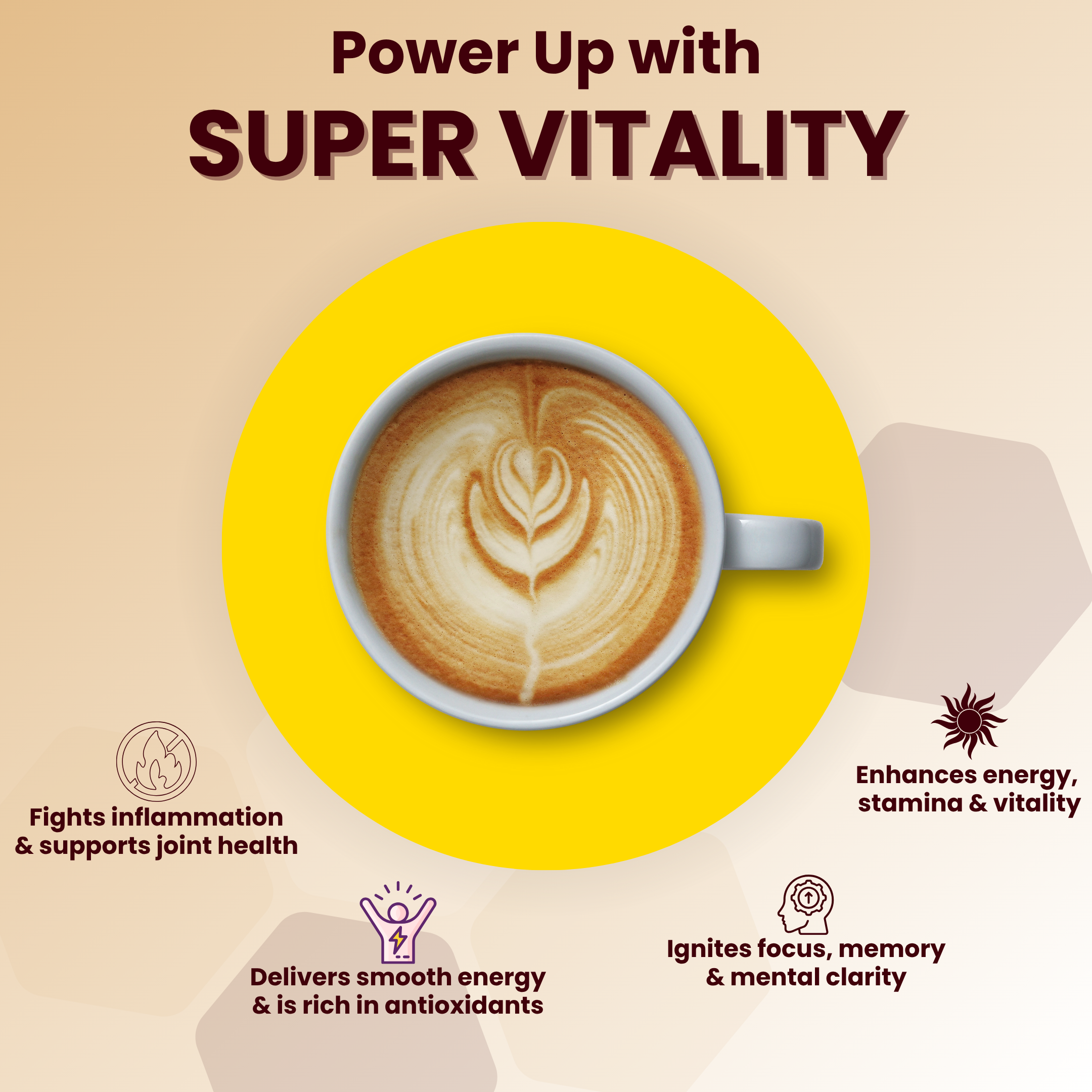 Super Vitality - Curcumin Mushroom Coffee