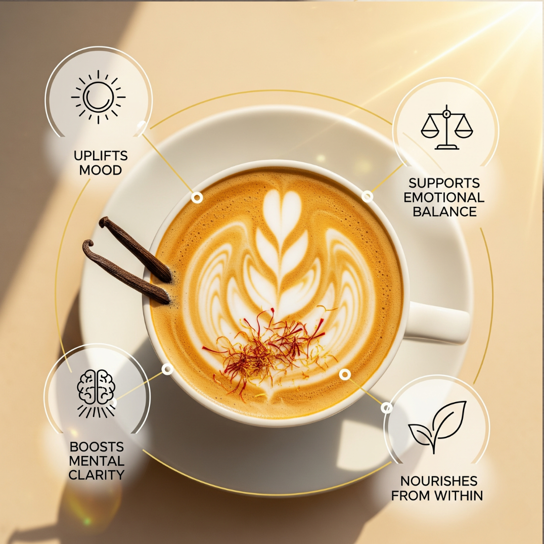 Super Happy - Saffron Vanilla Latte