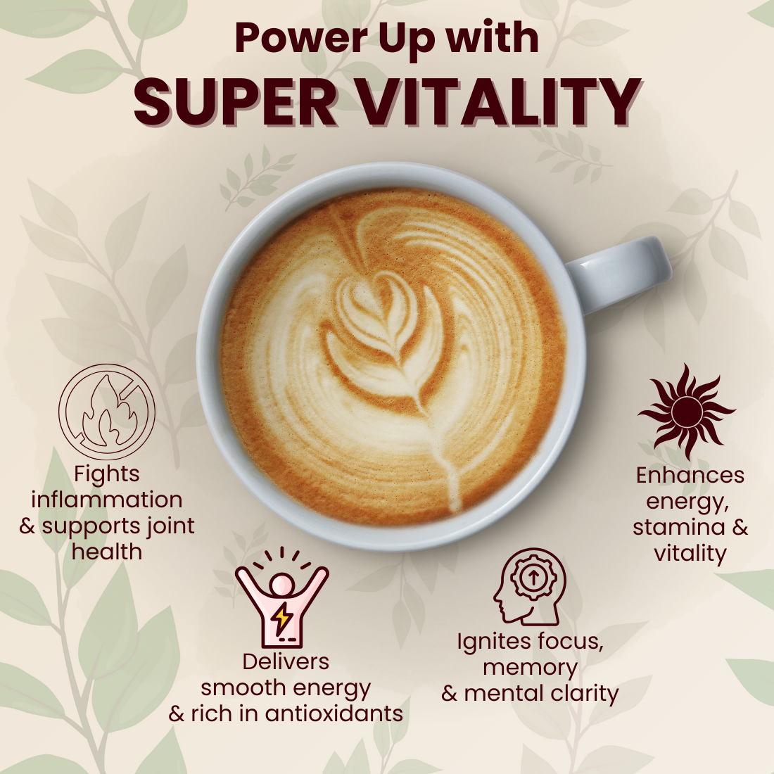 Super Vitality - Curcumin Mushroom Coffee