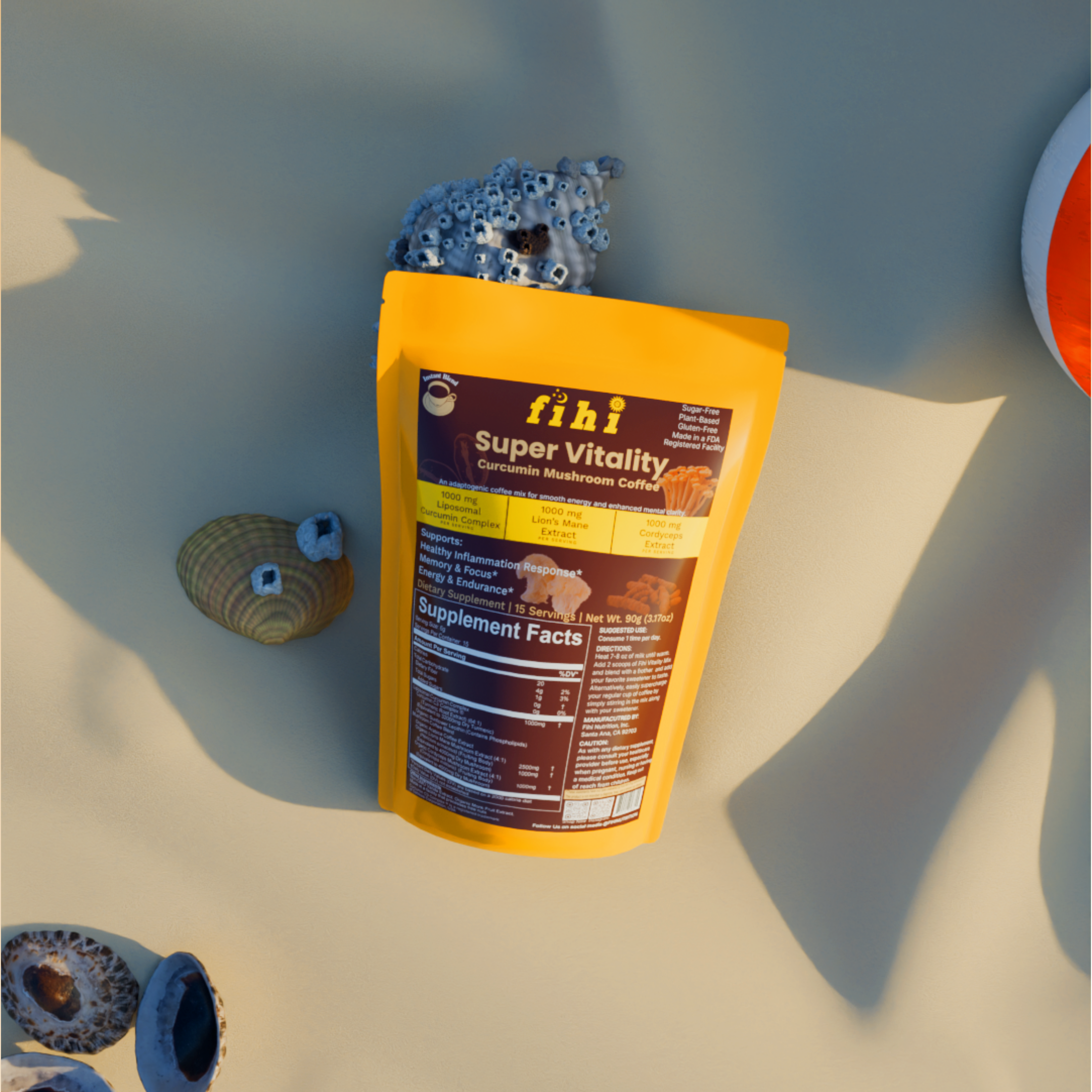 Super Vitality - Curcumin Mushroom Coffee