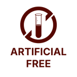 Logo with a beaker icon and 'Artificial Free' text on a white background