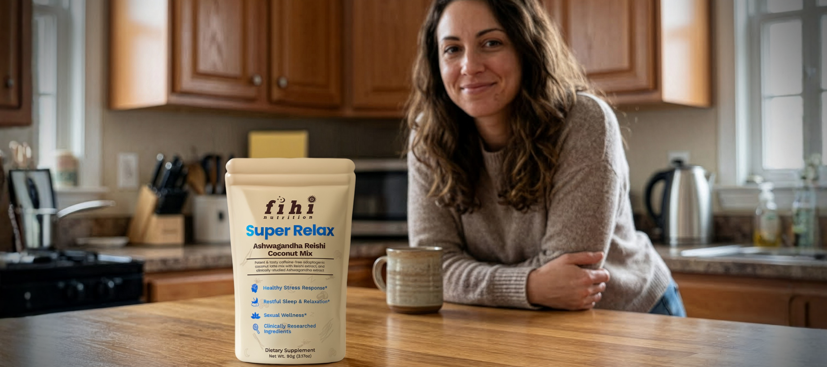 FIHI Super Relax Ashwagandha Reishi Coconut Mix