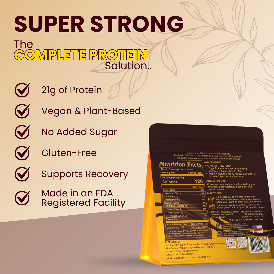 Super Strong Plant Protein