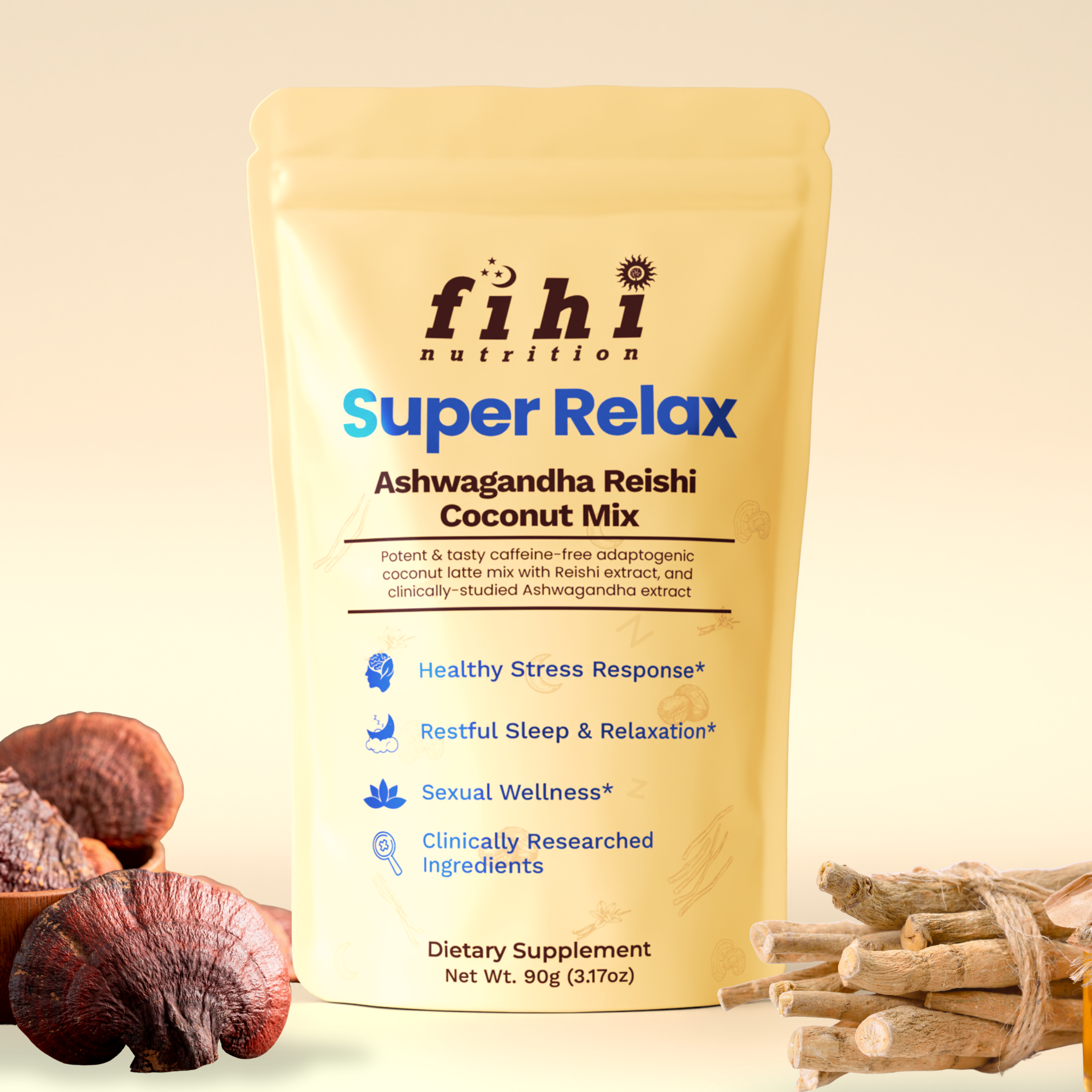 Super Relax - Ashwagandha Reishi Coconut Latte