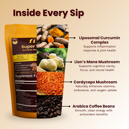 Super Vitality - Curcumin Mushroom Coffee