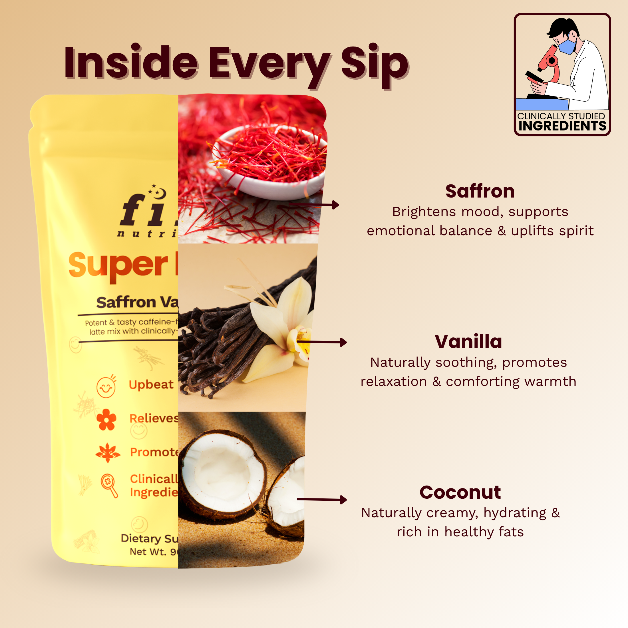 Super Happy - Saffron Vanilla Latte