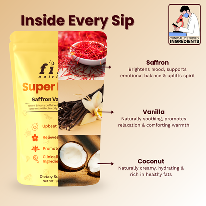 Super Happy - Saffron Vanilla Latte