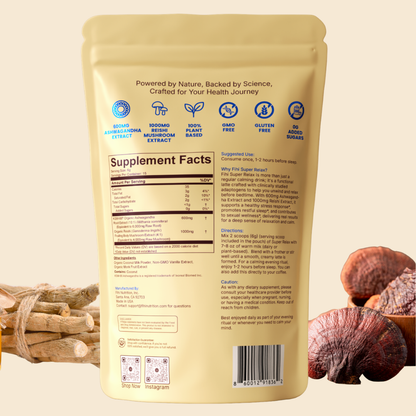 Super Relax - Ashwagandha Reishi Coconut Latte