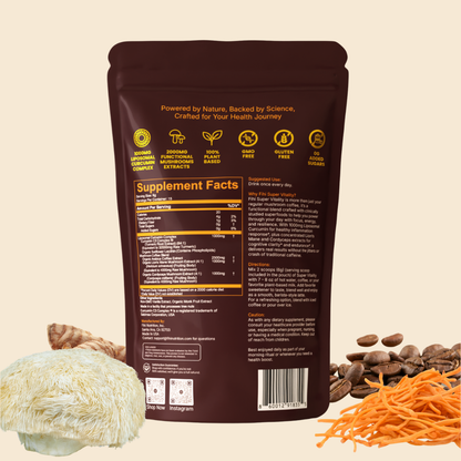 Super Vitality - Curcumin Mushroom Coffee
