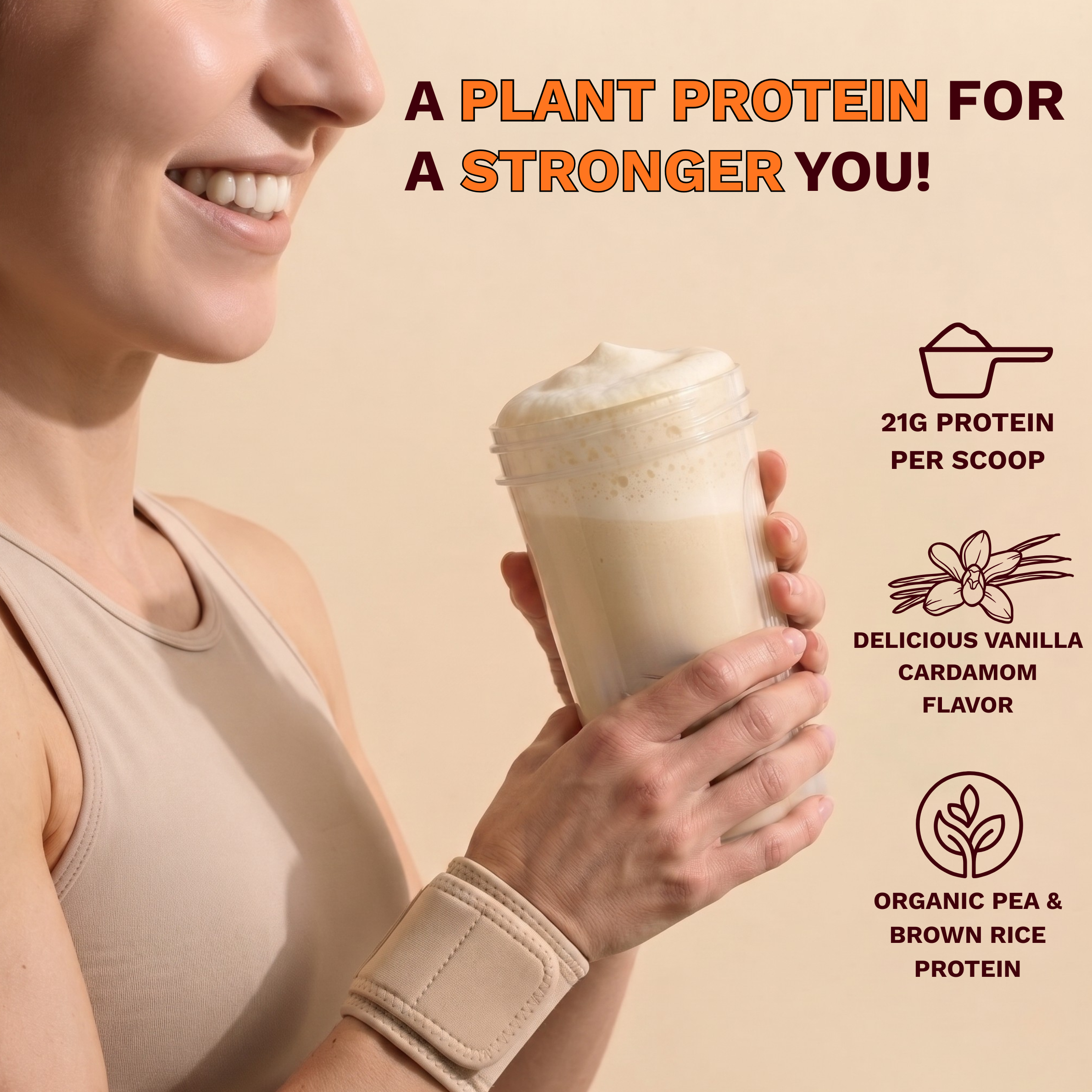 Super Strong Plant Protein Vanilla